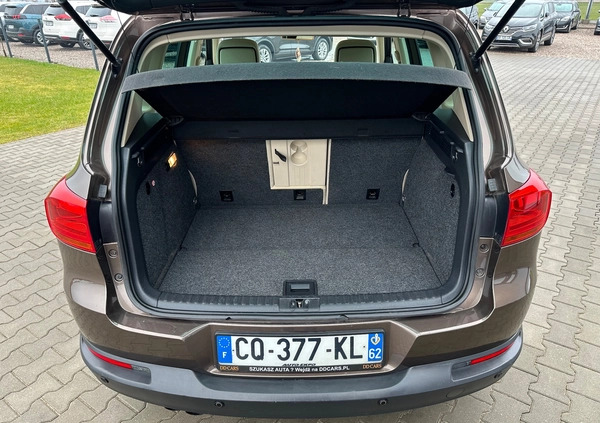Volkswagen Tiguan cena 52900 przebieg: 184000, rok produkcji 2013 z Zawiercie małe 596